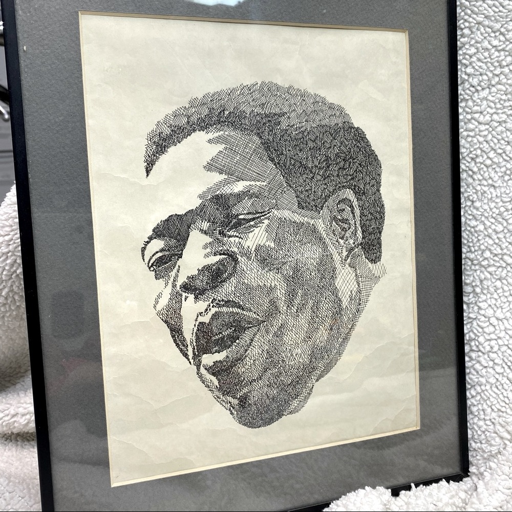 Vintage Blues Artist portrait (not original)